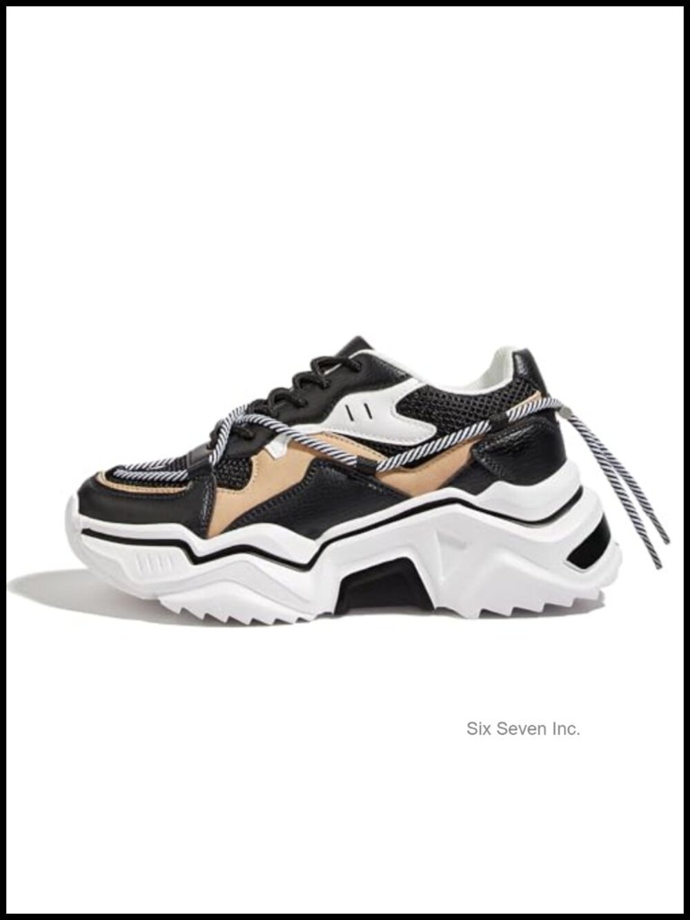 Platform Chunky Dad Sneakers Lace-Up Walking Shoes